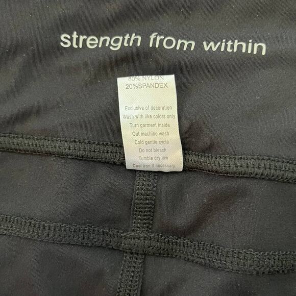 Raze Athletics Women's Pocketed 7/8 Leggings in Black Size 2XL - Picture 9 of 9